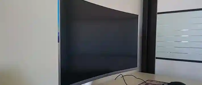 三星 C27F591 曲面显示器 开箱