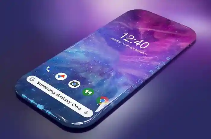 三星Galaxy One渲染图曝光：侧面均为弧形屏幕