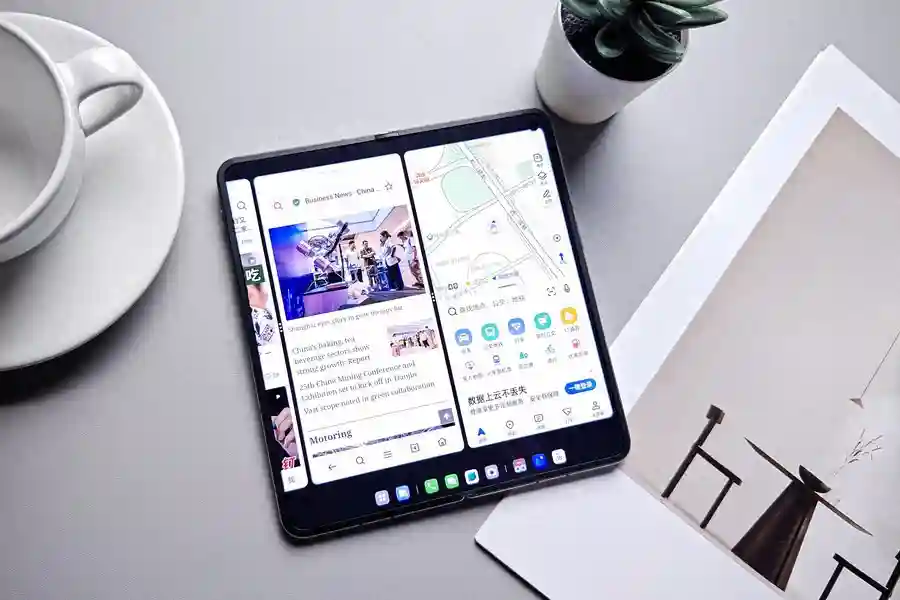 OPPO FInd N3多任务分屏体验 上下左右！想怎么分屏就怎么分