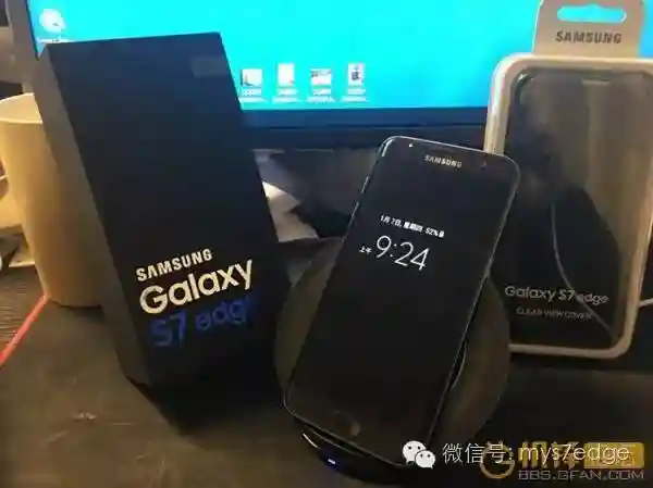 实用教程-三星S7edge三代无线立座充+ 镜面立显套 正品开箱+鉴别教程
