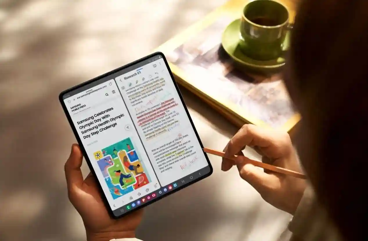 底部任务栏升级，三星Galaxy Z Fold5手机成为首选办公助手