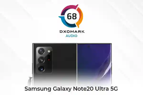 DXO公布三星Note20 Ultra音频68分 超平均水平