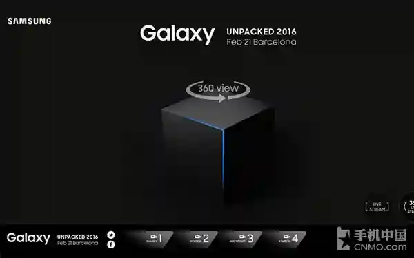 360度视频直播！三星S7确认21日发布