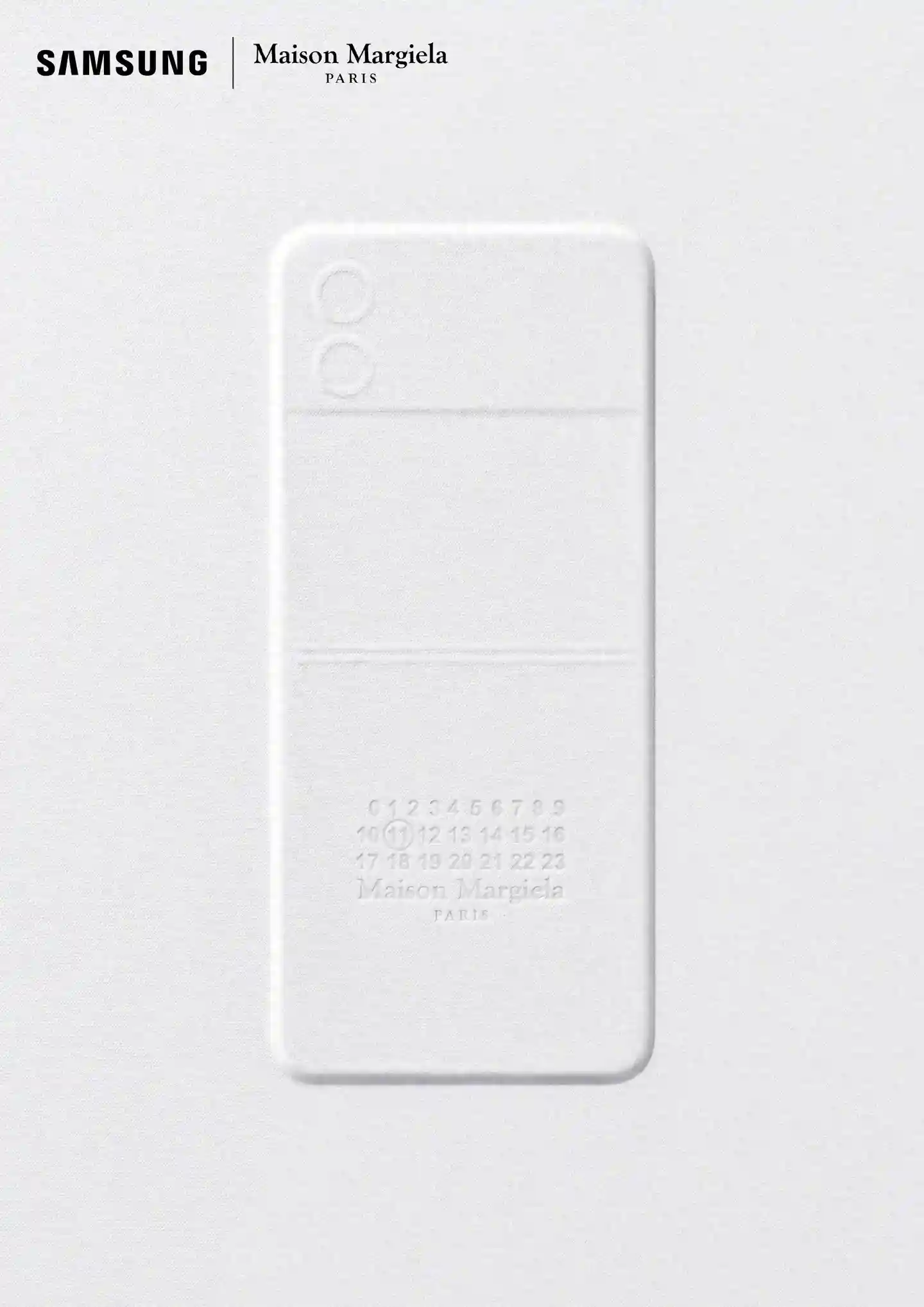 三星预热 Galaxy Z Flip4 马吉拉联名款，采用特殊材质后盖
